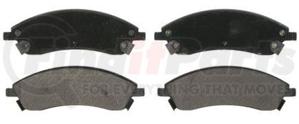 ZX1019A by WAGNER - QuickStop Semi-Metallic Disc Brake Pad Set