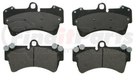 ZX1014A by WAGNER - QuickStop Semi-Metallic Disc Brake Pad Set