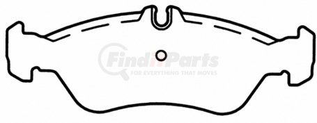 SX1006 by WAGNER - Wagner SevereDuty SX1006 Semi-Metallic Disc Brake Pad Set