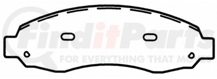SX962 by WAGNER - Wagner SevereDuty SX962 Semi-Metallic Disc Brake Pad Set