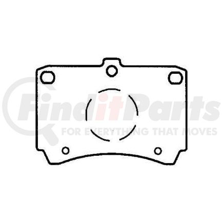 MKD319 by BENDIX - DISC PAD PKG