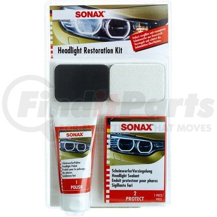 405941 by SONAX - Headlight Restoration Kit for ACCESSORIES