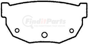 D230 by BENDIX - CQ CERAMIC PAD