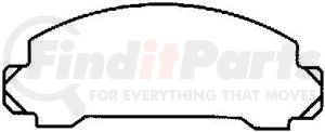 MKD326 by BENDIX - Disc Brake Pad Set - Semi Metallic