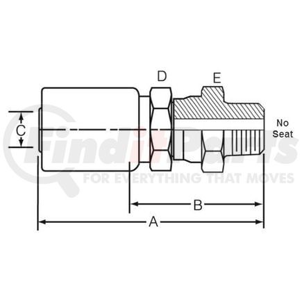 151187 by DAYCO - XG06-08MS
