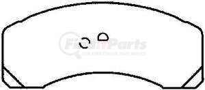 D199 by BENDIX - CQ Ceramic Brake Disc Pad Set, Front
