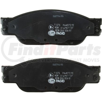 355006811 by HELLA - Disc Brake Pad Set