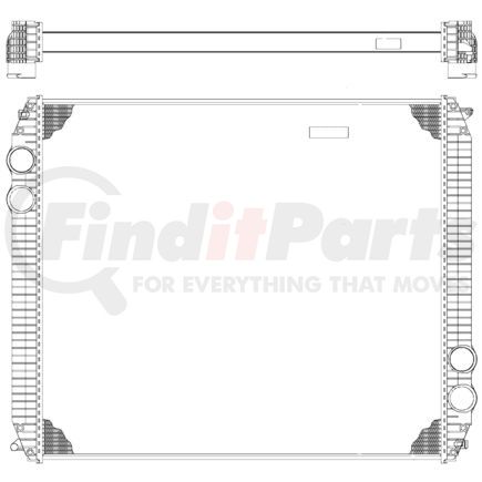 376753361 by HELLA - Radiator