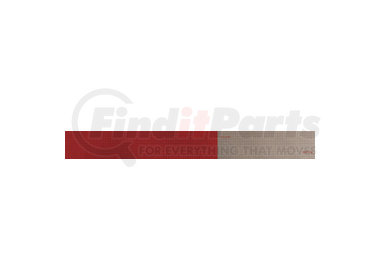 18352 by REFLEXITE - Reflexite V82 DOT Strip- 2"x18" 11/7 Red/White -Vehicle Conspicuity