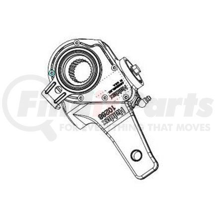40010632 by HALDEX - Air Brake Automatic Slack Adjuster - 5.5" Arm, 1.25" Spline Diameter, 24 Spline Count