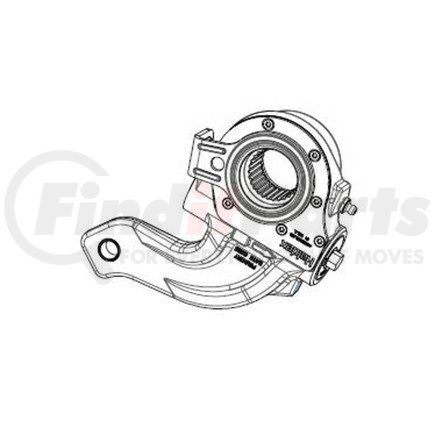 40020312 by HALDEX - Air Brake Automatic Slack Adjuster - Rear, 5.5" Arm Length, 1.5" Spline Diameter, 28 Spline Count