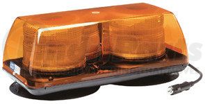 5350ACC-VM by ECCO - Strobebar, 15", 12-48VDC, amber lens, clear illumination, vacuum-mag mount