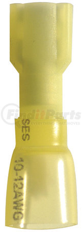 1-1965-100 by PHILLIPS INDUSTRIES - Female Terminal - 12-10 ga., Yellow, 0.250 in. Tab, Fully Insulated