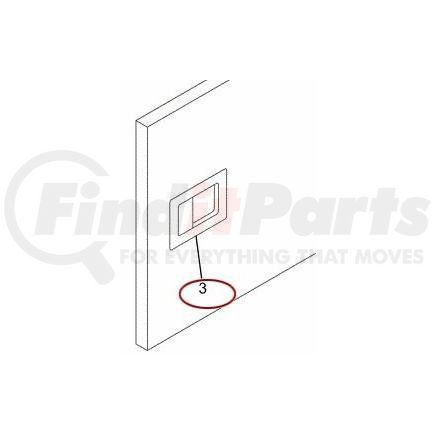 203550000 by NAVISTAR - INTERNATIONAL LOCK  PADDLE FLUSH NON-LOCKING