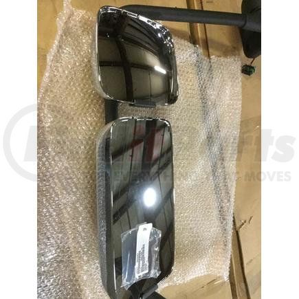 3766404C92 by NAVISTAR - Multi-Purpose Mirror - Rear View, C-Loop Right Hand, Chrome, Manual, Heated, International