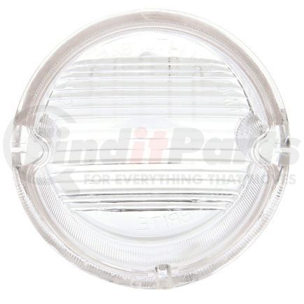 8967W by TRUCK-LITE - Back Up Light Lens - Long Life Series, Red/Clear