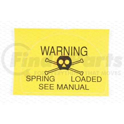 2111168 by DANA - Spicer Off Highway STICKER-WARNING