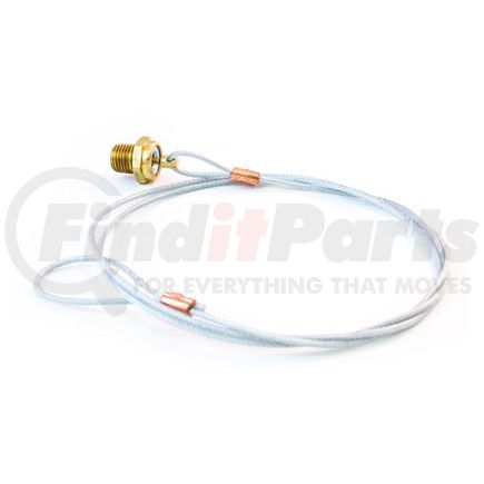 401095 by TRAMEC SLOAN - Air Brake Reservoir Drain Valve - 1/4" NPTF Valve with 48" Closed End Cable