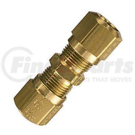 12-8508 by PHILLIPS INDUSTRIES - Compression Fitting - 10 Pieces, Full Union, Brass, 1/2 in. Tube Size