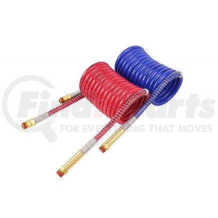 11-5300 by PHILLIPS INDUSTRIES - Air Brake Hose Assembly - 12 ft. with 40 in. Lead, Pair (Red and Blue)