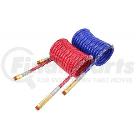 11-5400 by PHILLIPS INDUSTRIES - Air Brake Hose Assembly - 15 ft. with 40 in. Lead, Pair (Red and Blue)