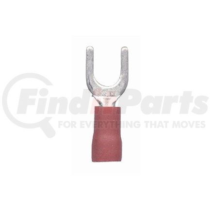 1-54014 by PHILLIPS INDUSTRIES - PVC Spade Terminal - 22-18 Ga., #10 Stud, Red, Polybag, Pack of 25