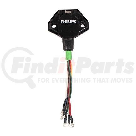 16-7842 by PHILLIPS INDUSTRIES - Trailer Receptacle Socket - For Junction Box with Or without Circuit Breakers