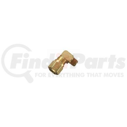 12-8407 by PHILLIPS INDUSTRIES - Compression Fitting - Male Elbow, Brass, 3/8 in. Pipe Size, 3/8 in. Tube Size