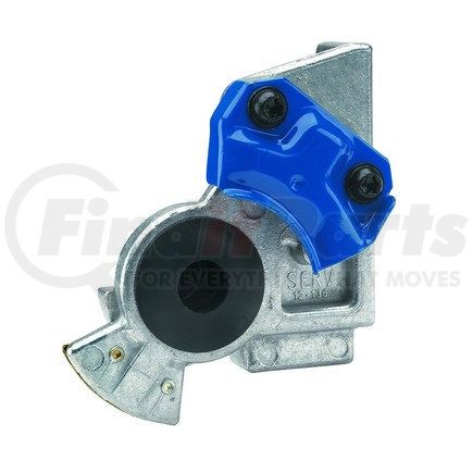 12-136-1 by PHILLIPS INDUSTRIES - Gladhand - Blue, Bottom Port, 3/8 in. Female Pipe Thread, Angle Mount