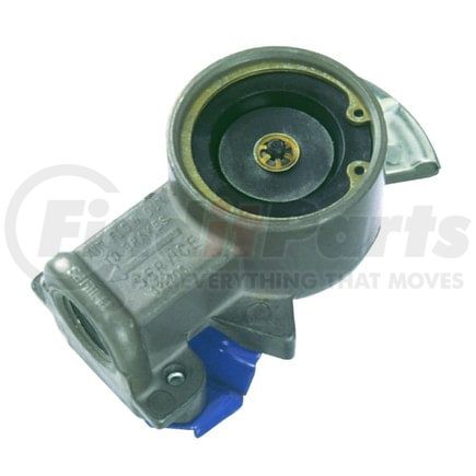 12-2367 by PHILLIPS INDUSTRIES - Gladhand - Blue, Trailer Mount, 3/8 in. Female Pipe Thread Rear Port