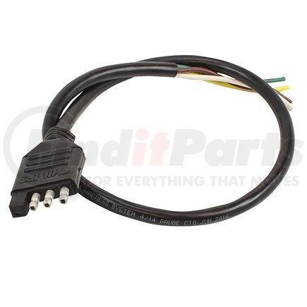 15-426-048 by PHILLIPS INDUSTRIES - Electrical Connectors - Molded 4-Way, Flat, Trailer Side, with 4 ft. Cable