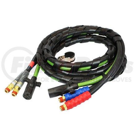 30-2154 by PHILLIPS INDUSTRIES - Air Brake Hose and Power Cable Assembly - 12 ft. with Quick Connect Plug