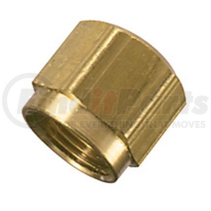 12-8708 by PHILLIPS INDUSTRIES - Compression Fitting - 10 Pieces, Nut, Brass, 1/2 in. Tube Size