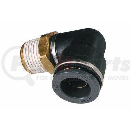 12-94046 by PHILLIPS INDUSTRIES - Bulkhead Fittings - Male Elbow (Swivel), 3/8 in. Pipe Size, 1/4 in. Tube Size