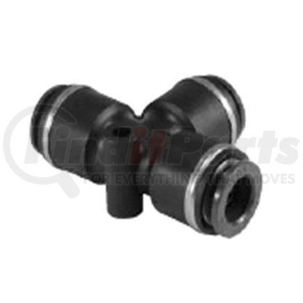 12-96444 by PHILLIPS INDUSTRIES - Bulkhead Fittings - Union Tee, 1/4 in. Tube Size