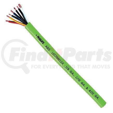3-330 by PHILLIPS INDUSTRIES - Bulk Wire - 7 Conductor, 4/12, 2/10, 1/8 Ga., Green, 1000 Feet, Spool