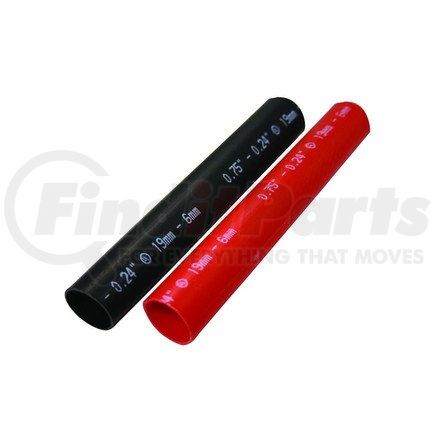 6-401 by PHILLIPS INDUSTRIES - Heat Shrink Tubing - 2 in. Length, Heavy Duty Dual Wall, Red, 01.100 in. Expanded ID