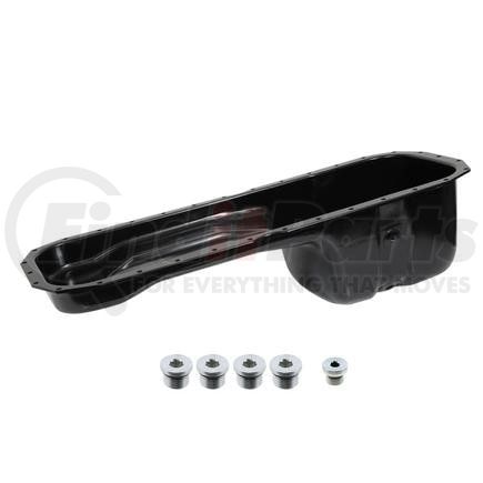141283E by PAI - Engine Oil Pan - Steel; Black; Fits Cummins ISX Engines w/ either front or rear sump configurations