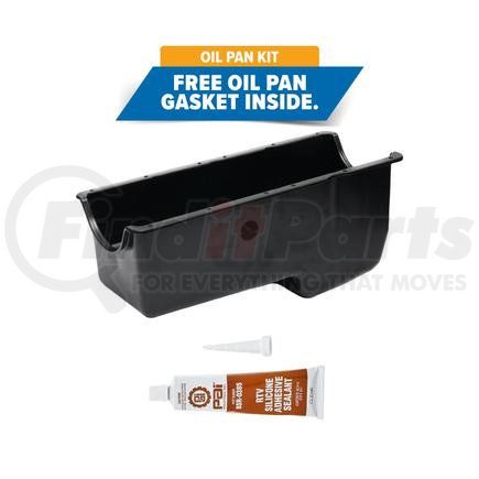 441174 by PAI - Engine Oil Pan - Steel; Black; Fits International 444 Engines.