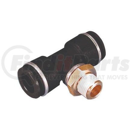 12-97886 by PHILLIPS INDUSTRIES - Bulkhead Fittings - Male Branch Tee (Swivel), 3/8 in. Pipe Size, 1/2 in. Tube Size