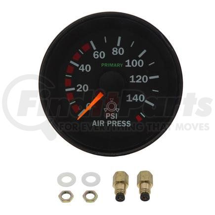 803461 by PAI - Air Pressure Gauge - Dual Mechanical w/ Dual Needles Mack CH/CL/CX Models Application