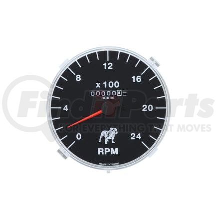 804365 by PAI - Tachometer Gauge - 0-2400 RPM w/ Hour Meter Electronic / Preset 4-3/4in Dial Face Mack CH / CL / CX Model Application