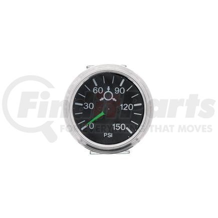 804400 by PAI - Air Pressure Gauge - Mechanical w/ Dual Needles Chrome Face Includes Mounting Hardware Mack MR / MRU Model Application