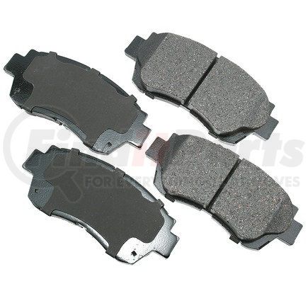 ACT476 by AKEBONO - ProACT Ultra Premium Ceramic Disc Brake Pad Kit