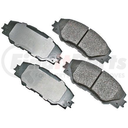 ACT1211 by AKEBONO - ProACT Ultra Premium Ceramic Disc Brake Pad Kit