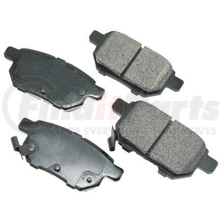 ACT1354 by AKEBONO - ProACT Ultra Premium Ceramic Disc Brake Pad Kit