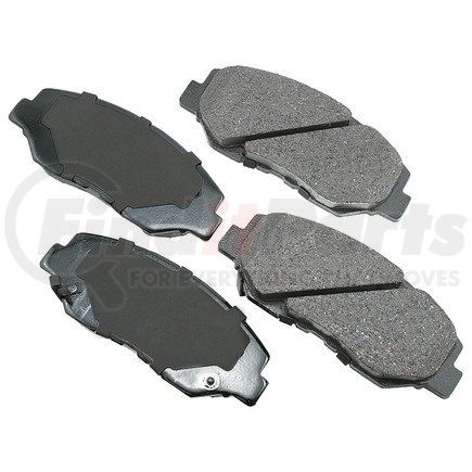 ACT914 by AKEBONO - ProACT Ultra Premium Ceramic Disc Brake Pad Kit