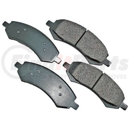 ACT1084 by AKEBONO - ProACT Ultra Premium Ceramic Disc Brake Pad Kit