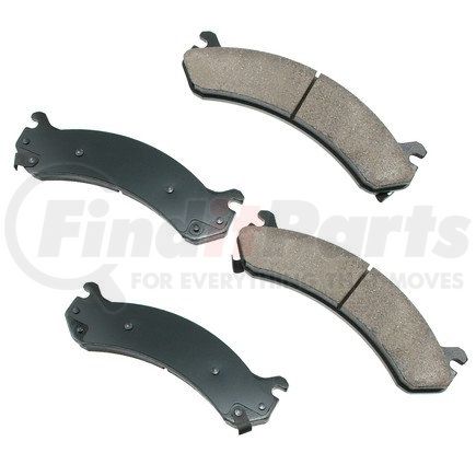 ASP784 by AKEBONO - Performance Ultra Premium Ceramic Disc Brake Pad Kit