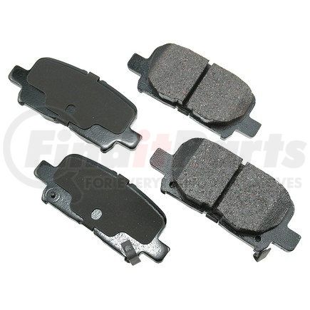 Akebono ASP865 Disc Brake Pad Set Performance Ultra Premium Ceramic Disc Brake Pad Kit
